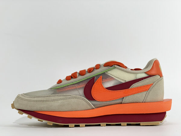 2021 Clot X Sacai X Nk Ld Waffle “sesame Orange” Ua - Image 4