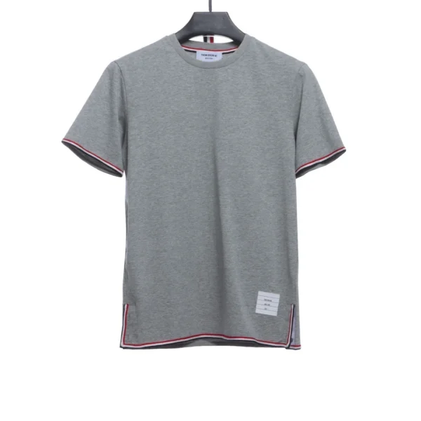 Red White Blue Stripe Webbing Overlock Short Sleeve Reps