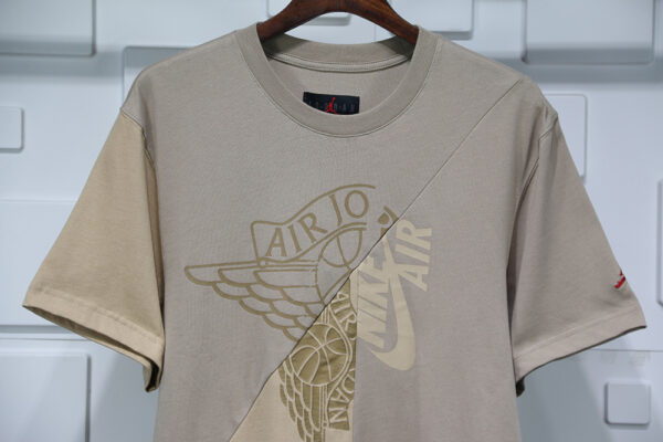 Travis Scott Cactus Jack X Jordan T-shirt Khaki/desert Replica - Image 3