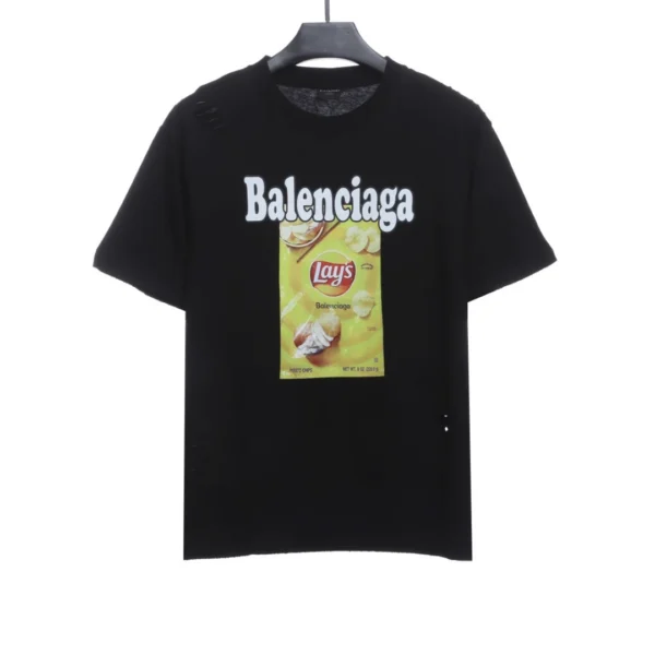 Potato Chips Joint Printed Short Sleeves