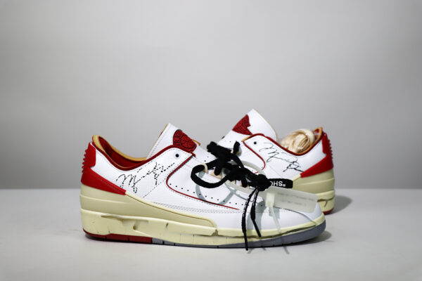 The Off-white X Air Jordan 2 Low “white/red” - Image 2