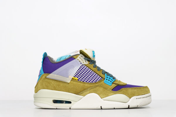 Union La X Air Jordan 4 Retro ‘desert Moss’ Top Replica - Image 3