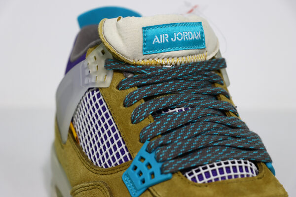 Union La X Air Jordan 4 Retro ‘desert Moss’ Top Replica - Image 2