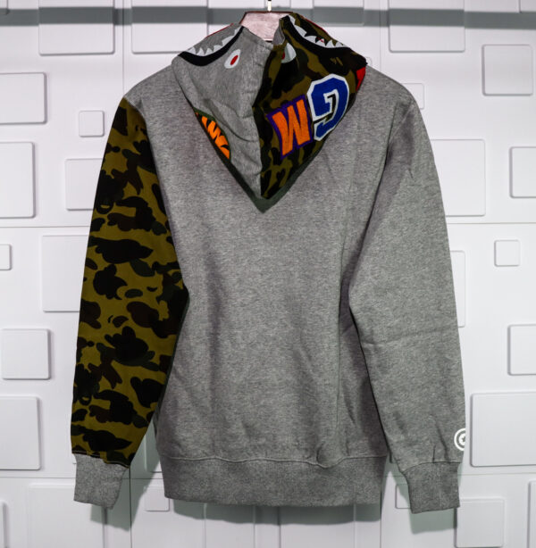 A Bathing Ape Bape Gm Two-tone Panel Hoodie - Image 4