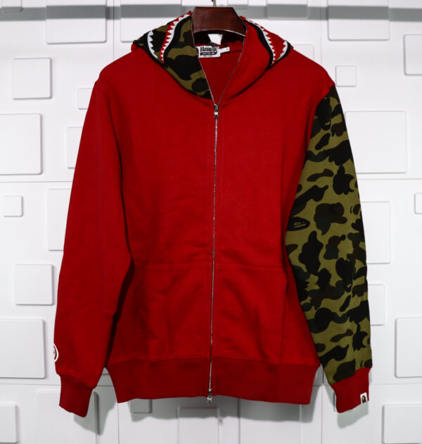 A Bathing Ape Bape Gm Two-tone Panel Hoodie - Image 2