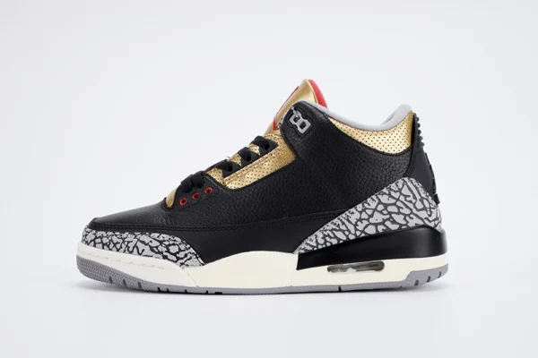 Air Jordan 3 “black Cement Gold” 2022 - Image 4