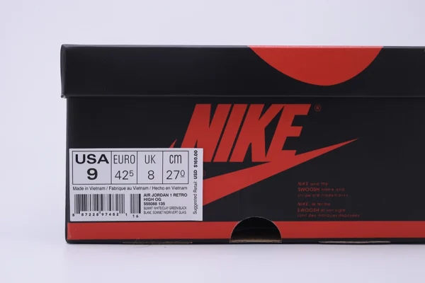 1:1 Air Jordan 1 Retro High Og ‘clay Green’ Quality Replica - Image 8