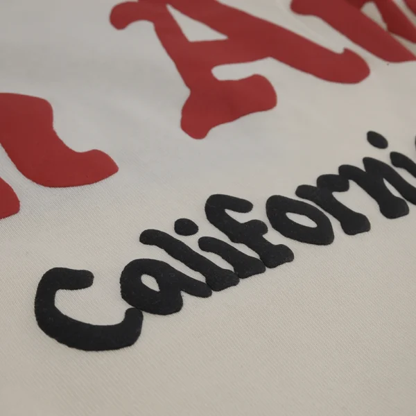 Palm Angels California Red Logo T-shirt - Image 4