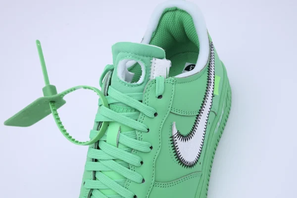 Air Force 1 Low Off-white Light Green Spark Quality Replica - Image 3