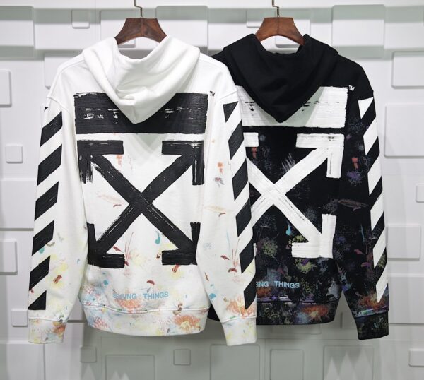 Off White Virgil Abloh Firework Hoodie Replica - Image 2