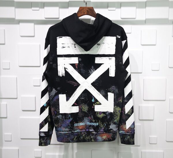 Off White Virgil Abloh Firework Hoodie Replica - Image 6