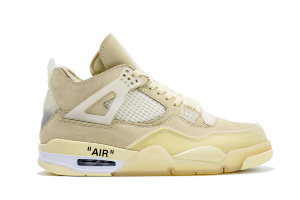 Off-white X Air Jordan 4 ‘sail’ Replica For Sale
