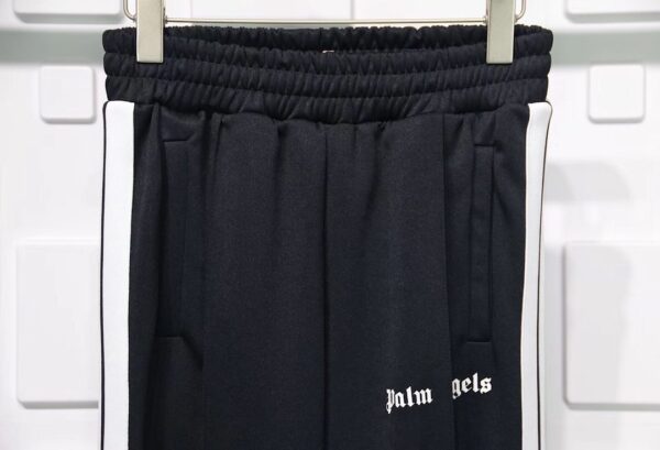 Palm Angels Chenille Track Pants-black Replica - Image 3