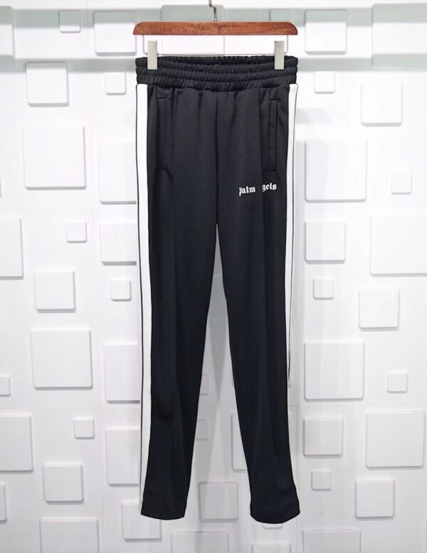 Palm Angels Chenille Track Pants-black Replica