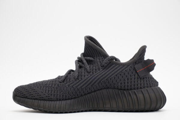 Yeezy 350 V2 Static All Black Non-reflective - Image 2