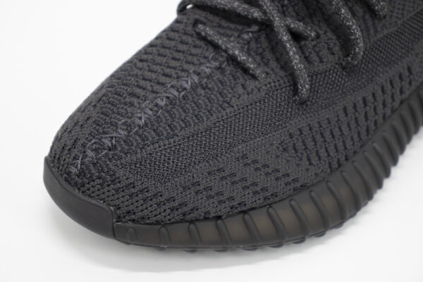 Yeezy 350 V2 Static All Black Non-reflective - Image 4