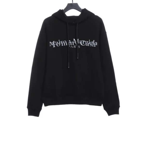 Co-branded Overlapping Letters Reflective Hoodie