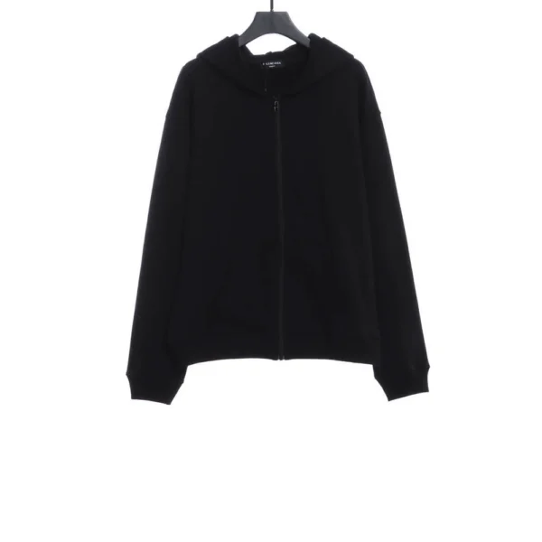 Embroidered Back Logo Zip Hoodie - Image 2