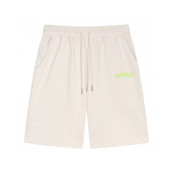 Off-white Green Paint Short - Image 4
