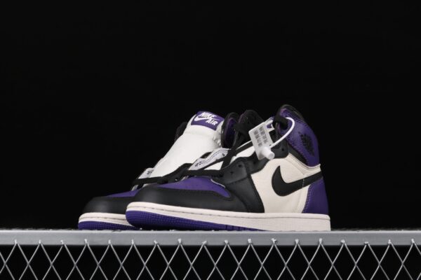 Jordan 1 Retro High Court Purple Black Toe - Image 8