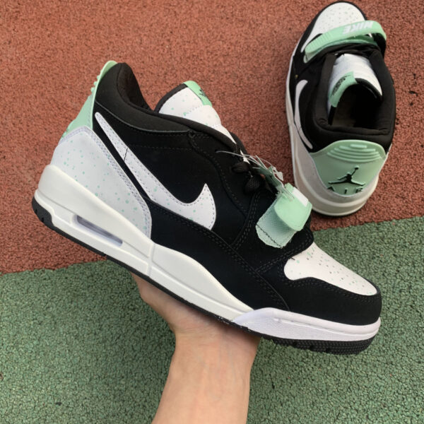 Jordan Legacy 312 Low Black White Teal Tint - Image 5