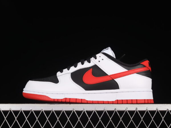 Nike Dunk Low Reverse Panda Red Swoosh - Image 5