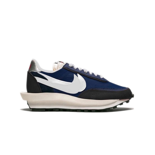 Sacai X Fragment Design X Nike Lvd Waffle Daybreak Grid Navy Blue Black