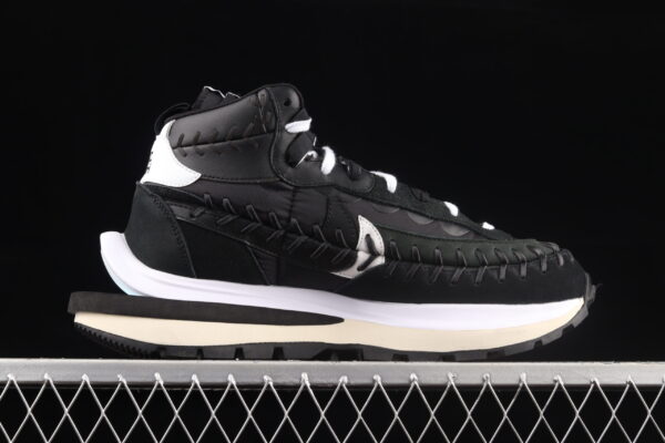 Nike Vaporwaffle, Sacai Jean Paul Gaultier Black White - Image 3