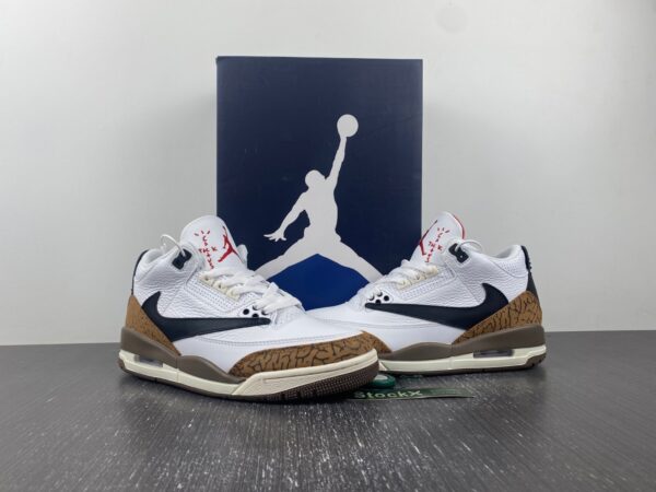 Travis Scott Jordan 3 Tan Brown - Image 6
