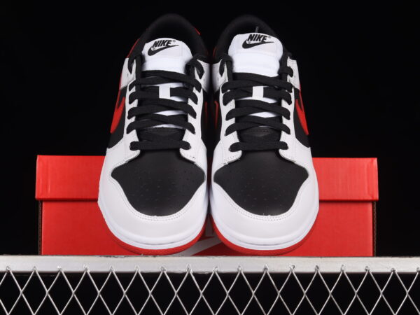 Nike Dunk Low Reverse Panda Red Swoosh - Image 3