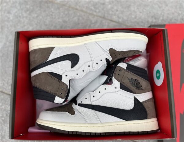Jordan 1 Retro High Travis Scott Reverse Mocha - Image 8