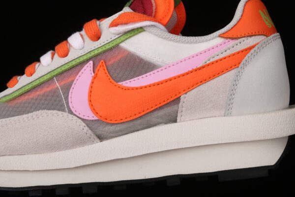 Nike Ld Waffle Sacai Clot Net Orange Blaze - Image 4