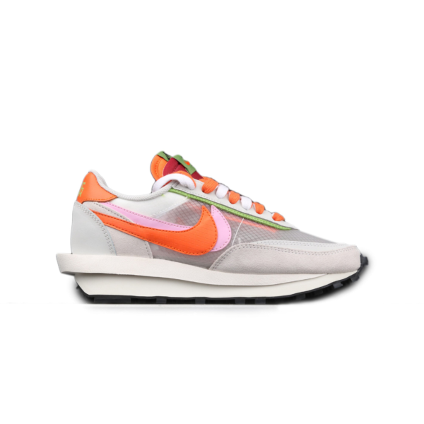 Nike Ld Waffle Sacai Clot Net Orange Blaze