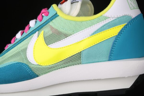 Nike Ldv Waffle, Sacai Blue Green Yellow White - Image 7