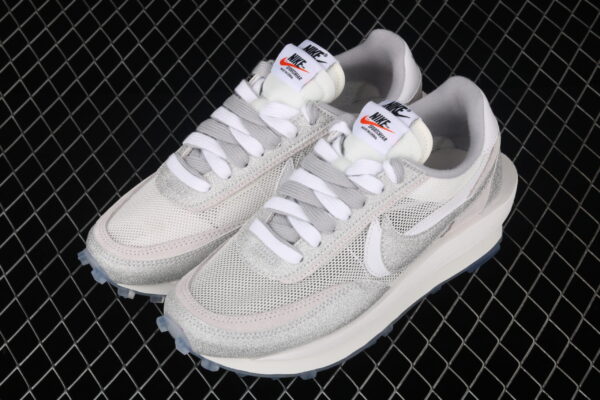 Sacai X Nk Lvd Waffle Daybreak, White Bright White - Image 4