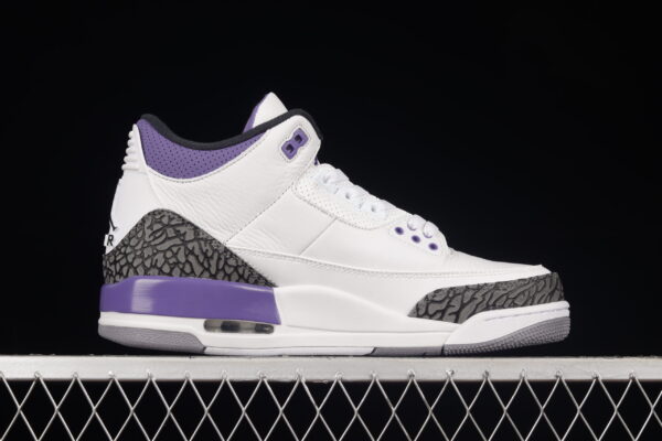 Jordan 3 Retro, Dark Iris - Image 3