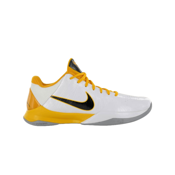 Nike Zoom Kobe 5 White Black Yellow