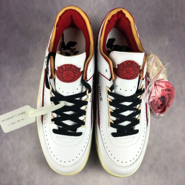 Jordan 2 Retro Low Sp Off-white White Red - Image 6
