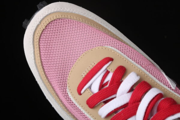 Sacai X Nk Lvd Waffle Daybreak, Swoosh Pink Grey White - Image 5