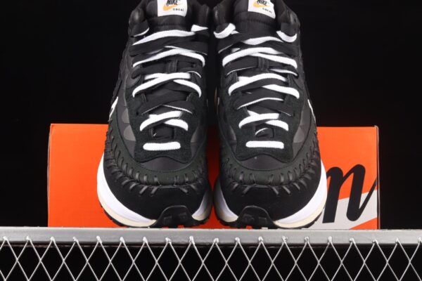 Nike Vaporwaffle, Sacai Jean Paul Gaultier Black White - Image 4