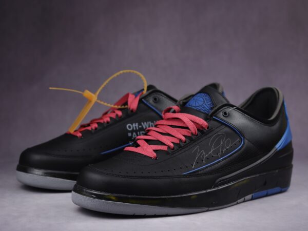 Jordan 2 Retro Low Sp Ofw Black Blue - Image 3