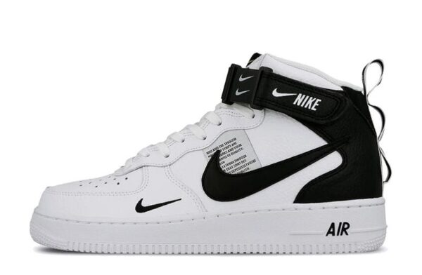 Air Force 1 Mid "utility White/black"