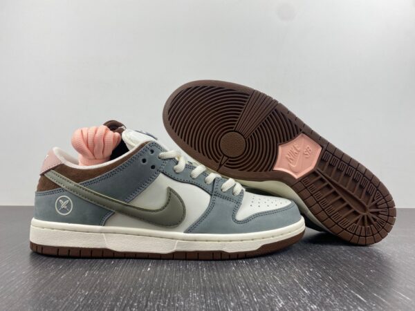 Nike Sb Dunk Low X Yuto Horigome Gray White - Image 5