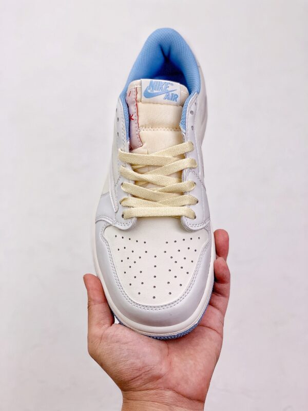 Travis Scott X Air Jordan 1 Low All White - Image 9