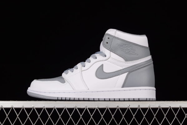 Air Jordan 1 High Og Stealth White Dark Grey - Image 8