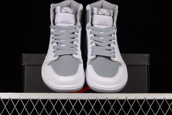 Air Jordan 1 High Og Stealth White Dark Grey - Image 5