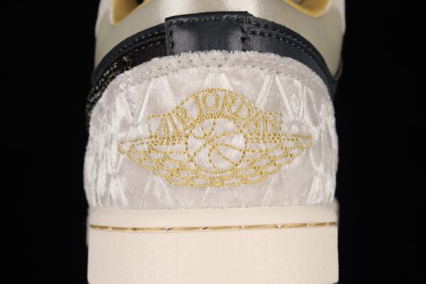 Jordan 1 Low Beaded Swoosh Grey Sail - Image 6