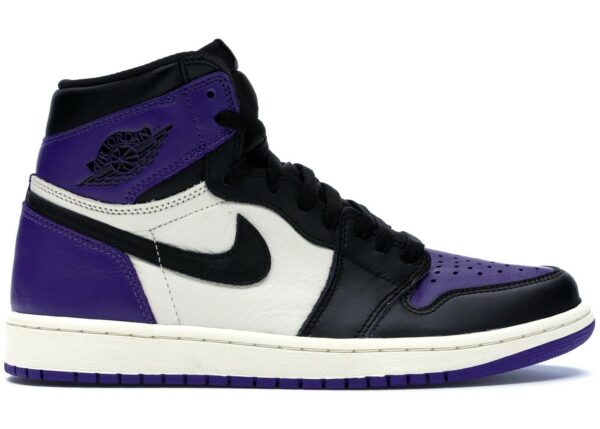 Jordan 1 Retro High Court Purple Black Toe