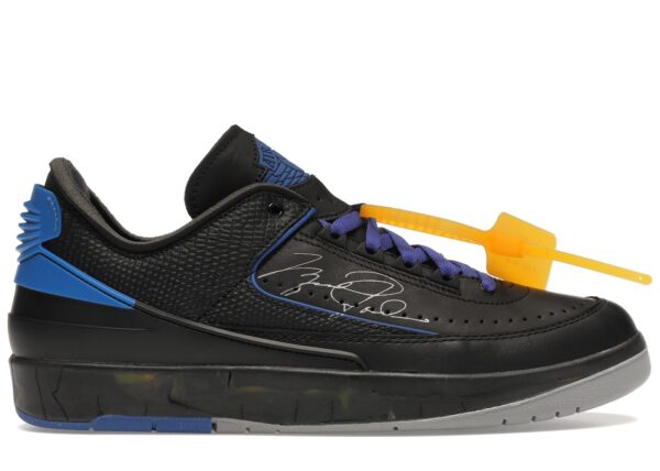 Jordan 2 Retro Low Sp Ofw Black Blue - Image 2