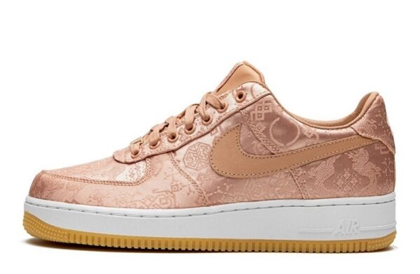 Replica Clot X Air Force 1 Low Premium “rose Gold Silk” - Image 3